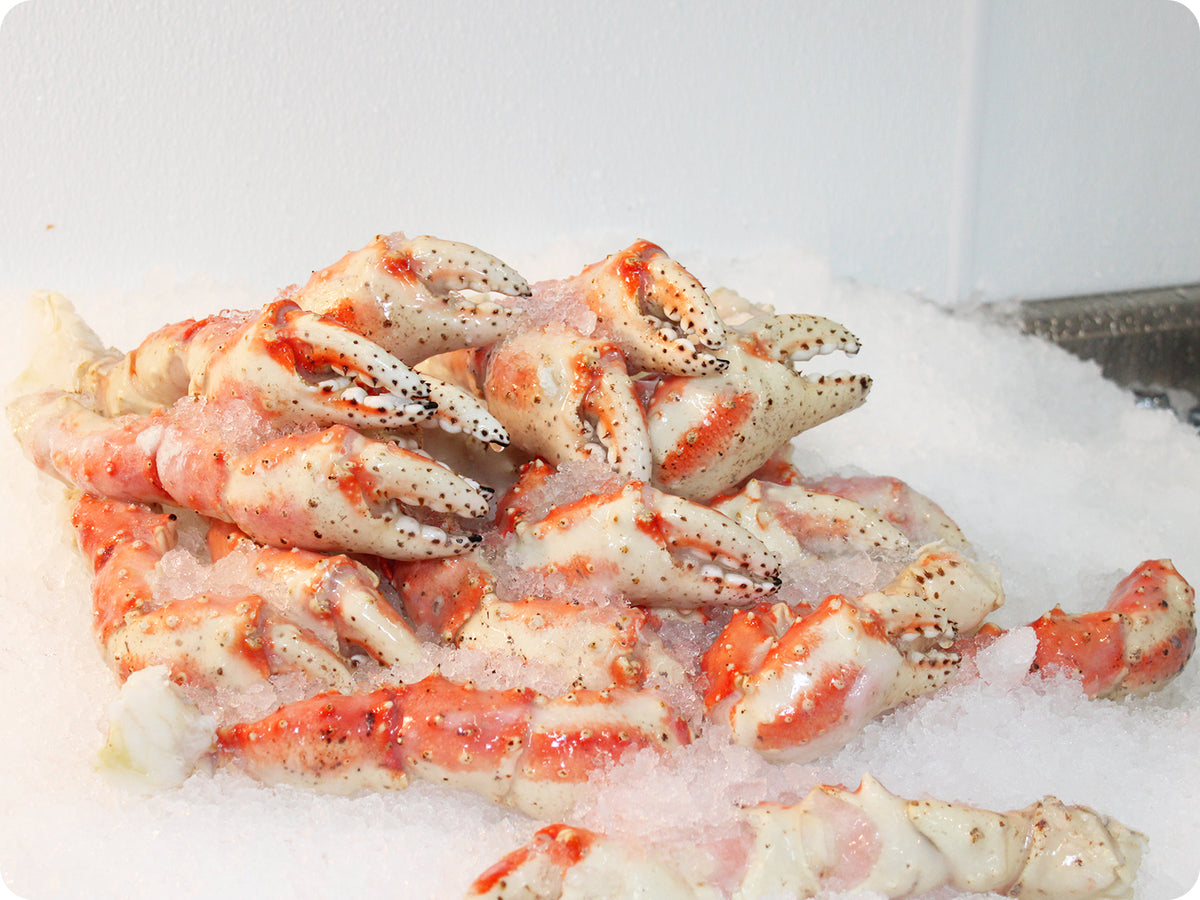 Red King Crab Claws by the pound Big Alaska Seafood