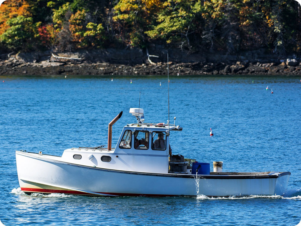 Classic Maine Lobster Boat