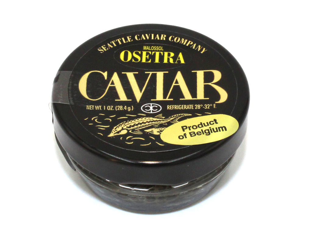 osetra caviar in 1 oz jar