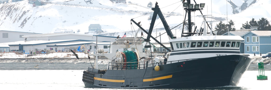 commercial fishing boat in alaska