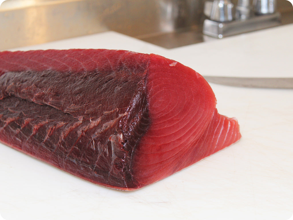 fresh ahi tuna loin