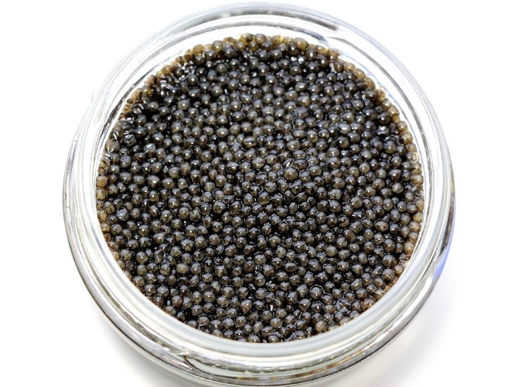 1-ounce jar of sevruga caviar